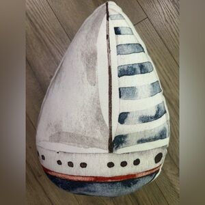 Sheffield Nautical triangle pillow